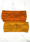 Extra Wide Yoga Headbands in Yellow and Orange