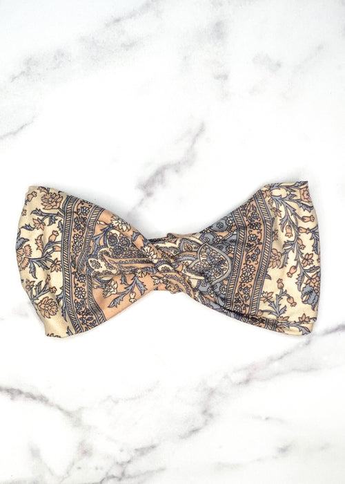 Twist Headband in Beige